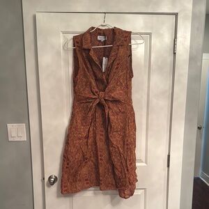 Rujuta Sheth Sleeveless Patterned Dress